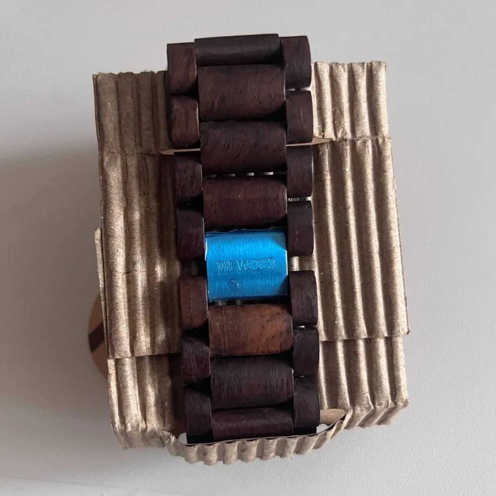 WeWood Chocolate Kappa Watch NIB - Picture 6 of 8
